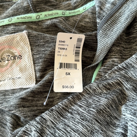 Active Zone Wrap Jacket With Thumb Holes Size 5X🥰 - Picture 4 of 5